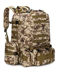 Covert Comforts Heavy-Duty Multi-Pocket Camouflage Tactical Backpack