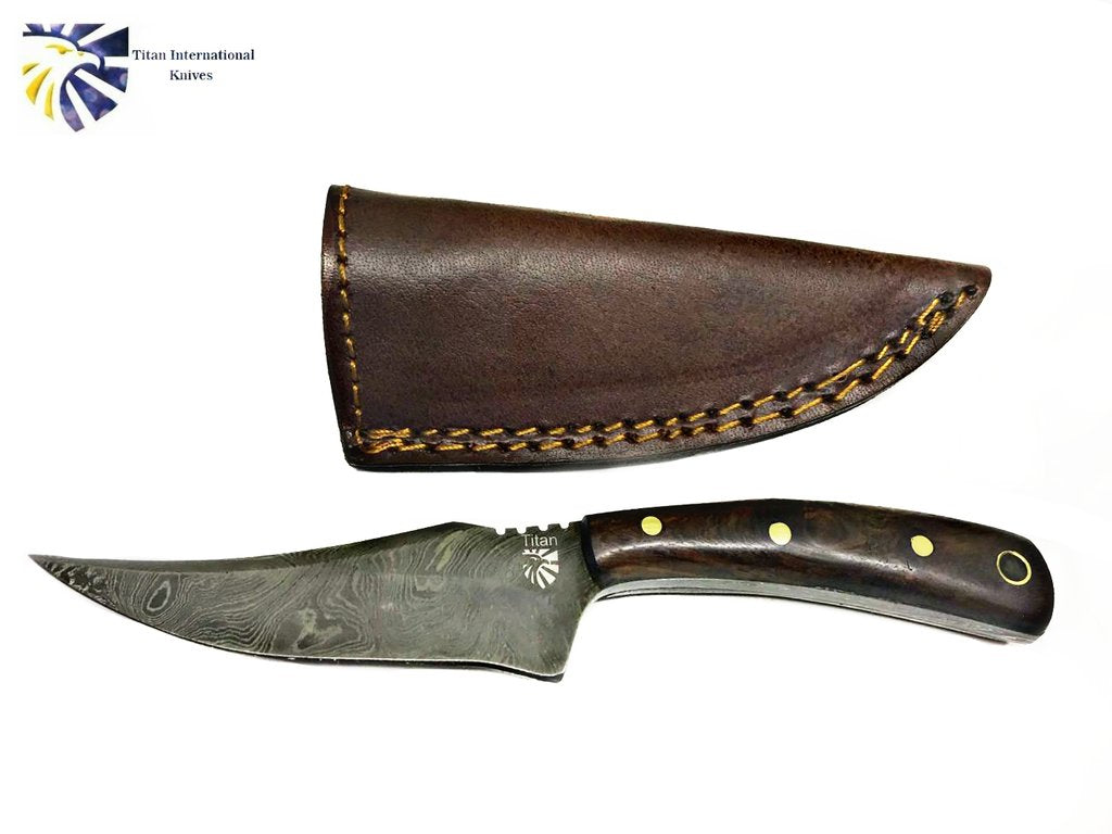 Covert Comforts Damascus Hunting Knife