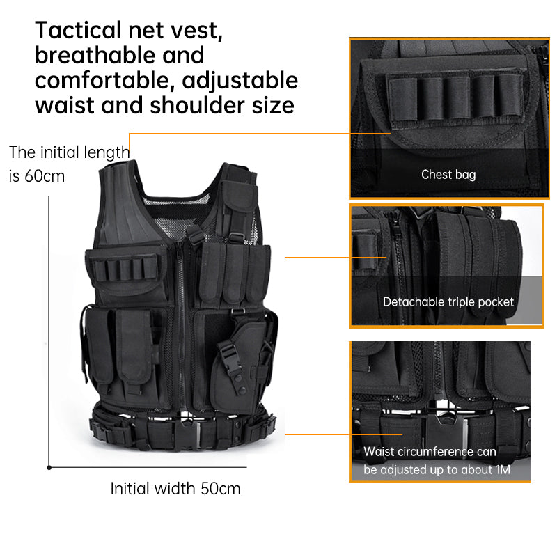 Covert Comforts Heavy-Duty 6000D Tactical Utility Vest