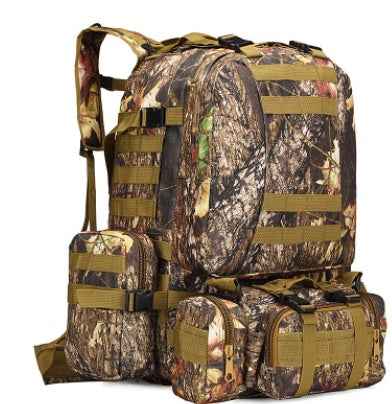 Covert Comforts Heavy-Duty Multi-Pocket Camouflage Tactical Backpack