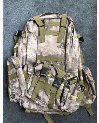 Covert Comforts Heavy-Duty Multi-Pocket Camouflage Tactical Backpack