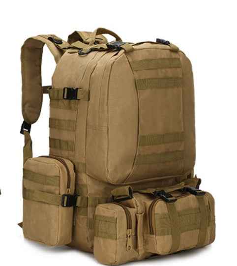 Covert Comforts Heavy-Duty Multi-Pocket Camouflage Tactical Backpack