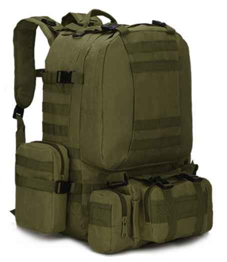 Covert Comforts Heavy-Duty Multi-Pocket Camouflage Tactical Backpack