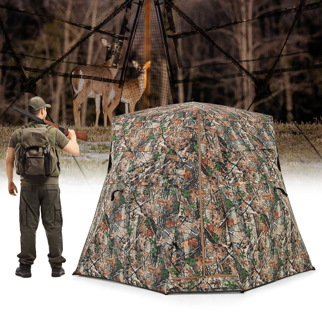 Covert 360° See-Through Ground Hunting Blind