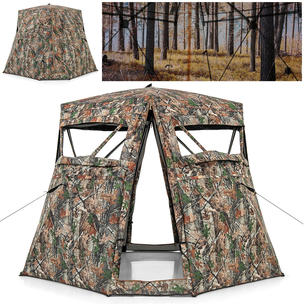 Covert 360° See-Through Ground Hunting Blind