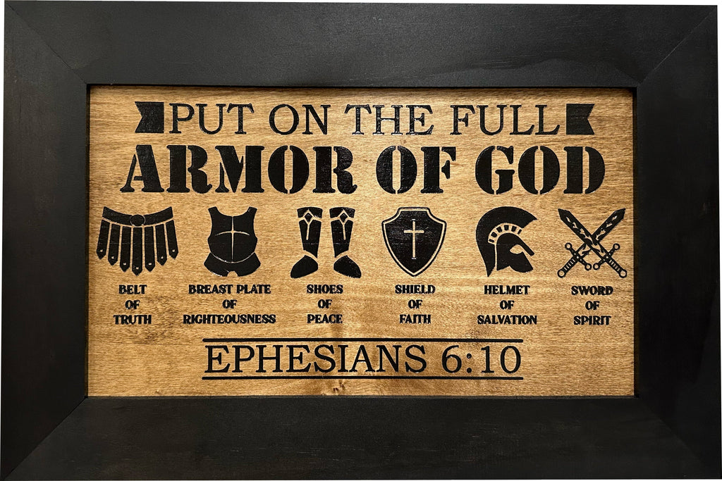 Covert Comforts Handcrafted "Armor of God" Hidden Gun Safe