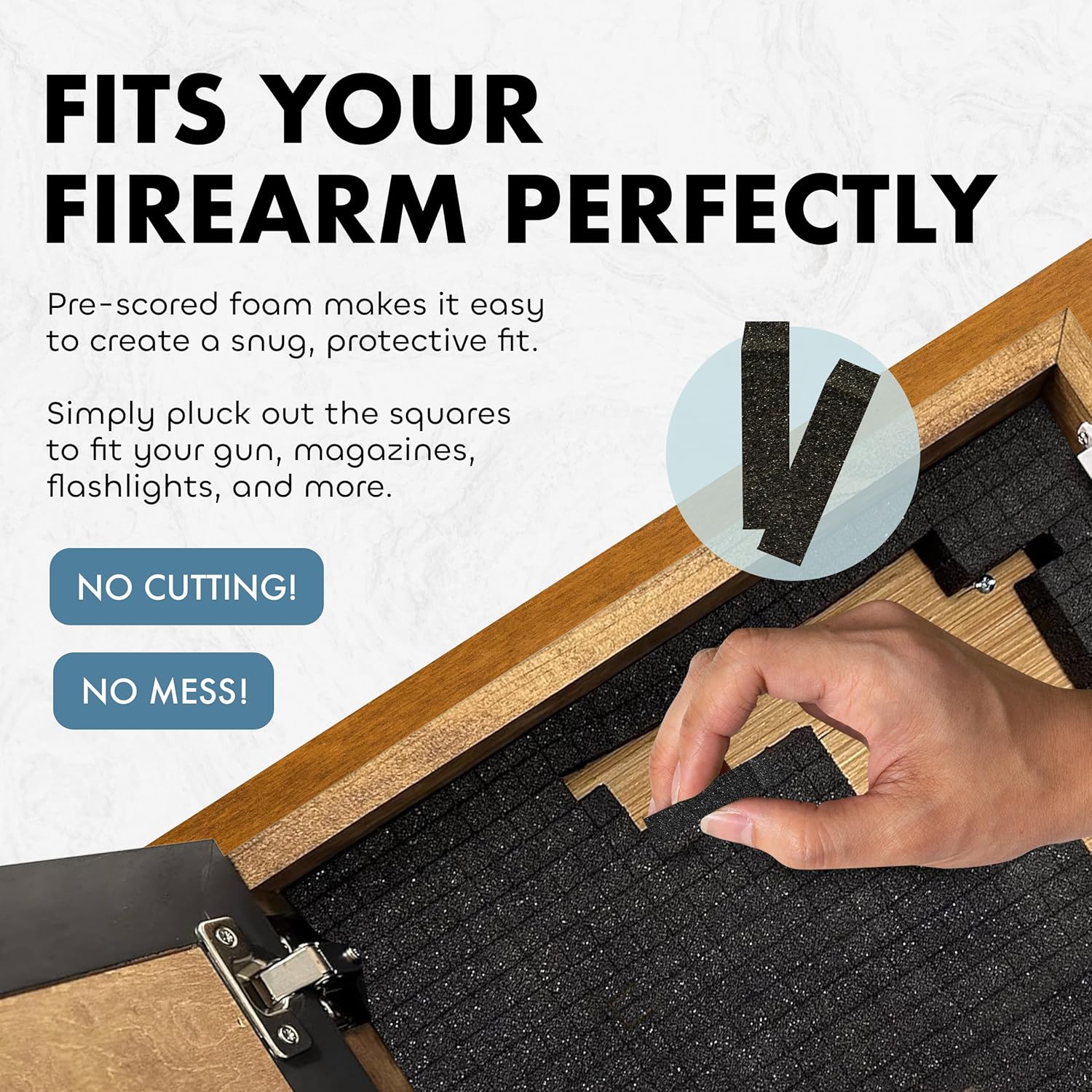 Covert Comforts Handcrafted "Armor of God" Hidden Gun Safe