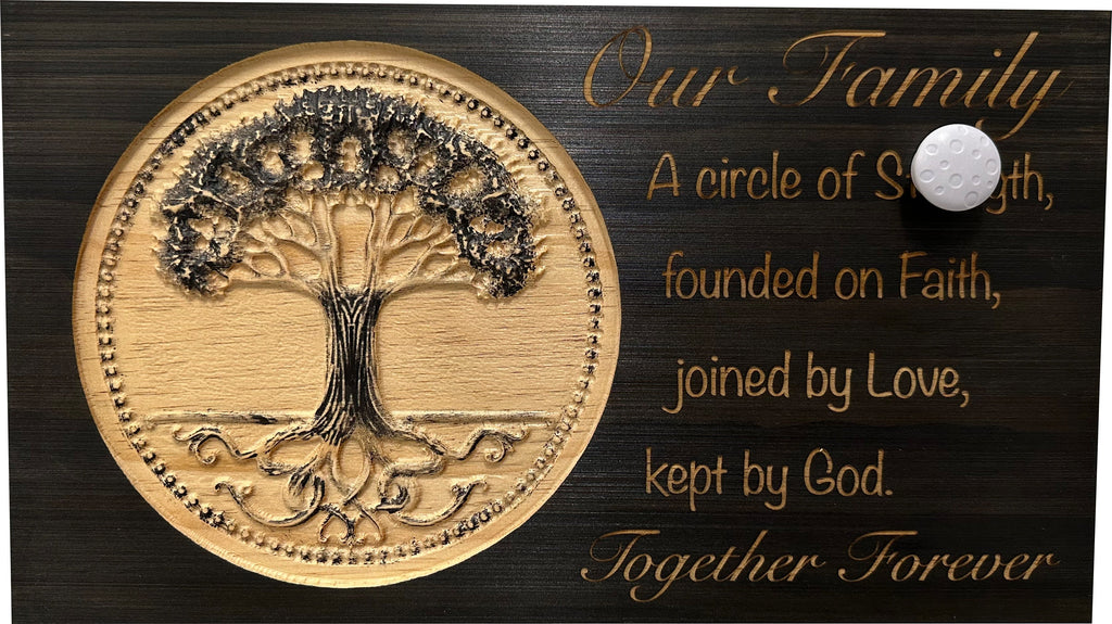 Covert Comforts Handcrafted "Our Family Tree" Hidden Gun Safe