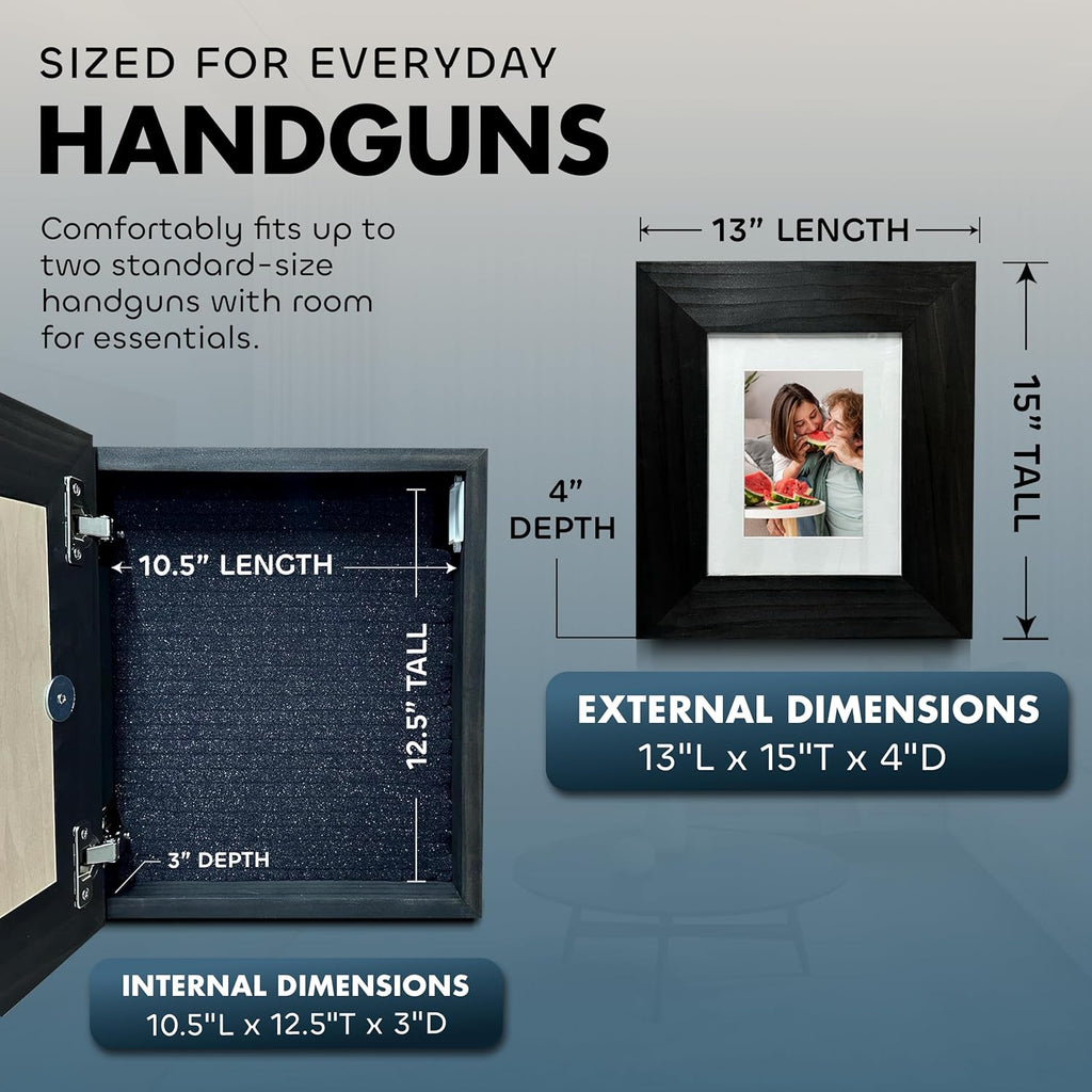 Hidden Gun Safe Picture Frame