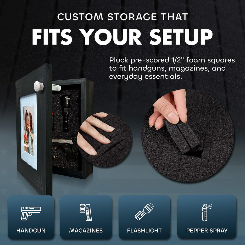 Hidden Gun Safe Picture Frame
